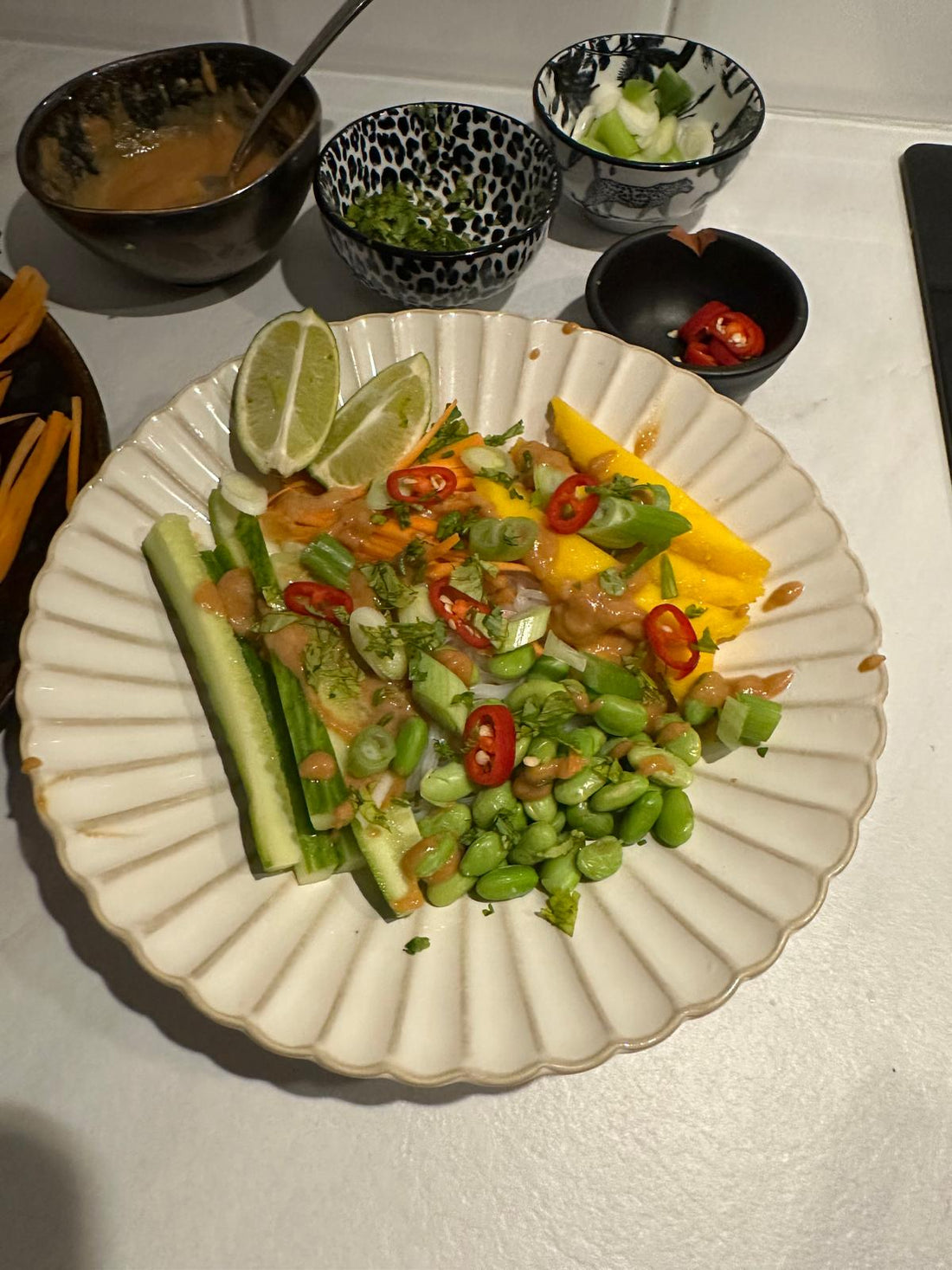 Thaise noodle salade