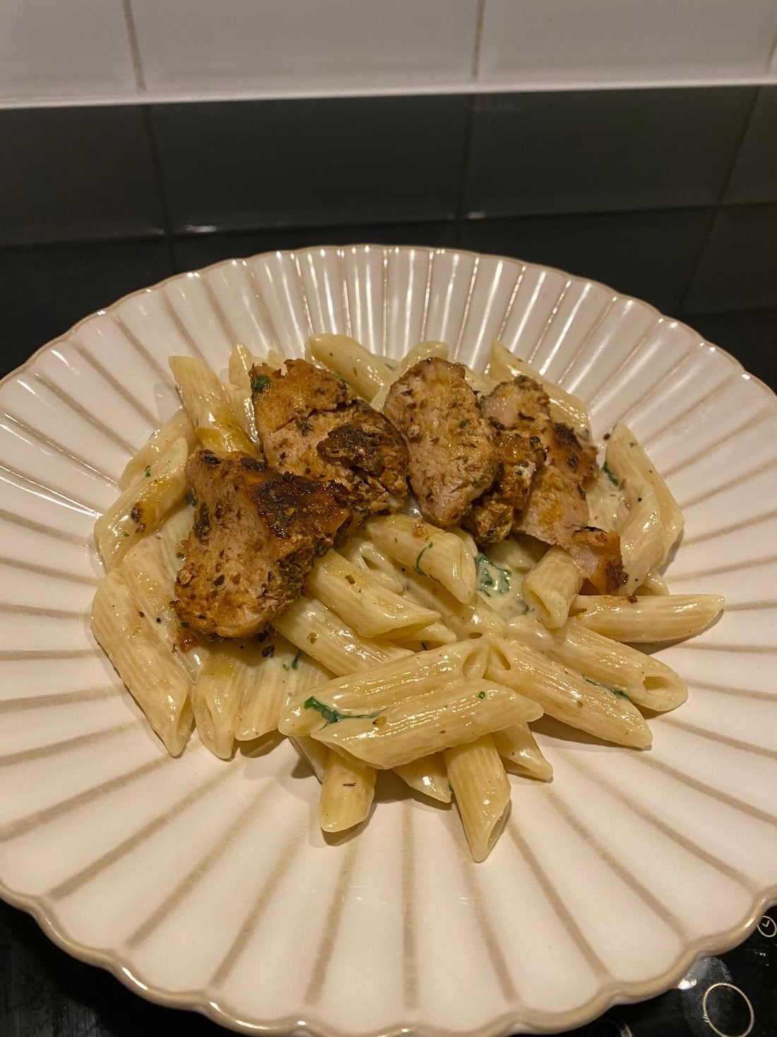 Chicken alfredo pasta