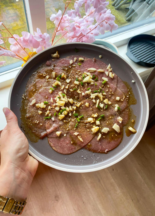 Carpaccio met aziatische twist