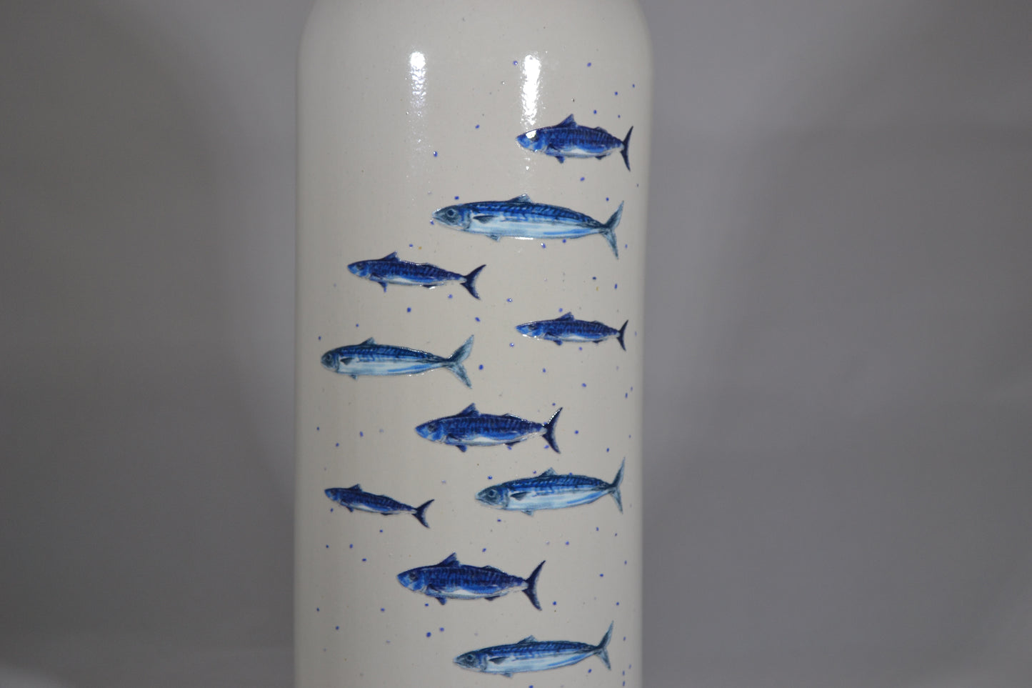 Oliedispenser Delftsblauw 'Vissen' groot