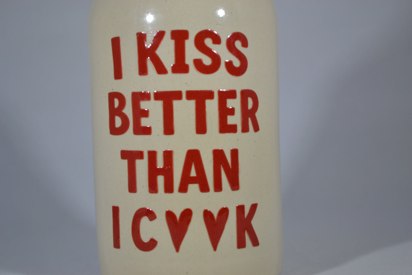 Oliedispenser 'I Kiss Better Than I Cook'