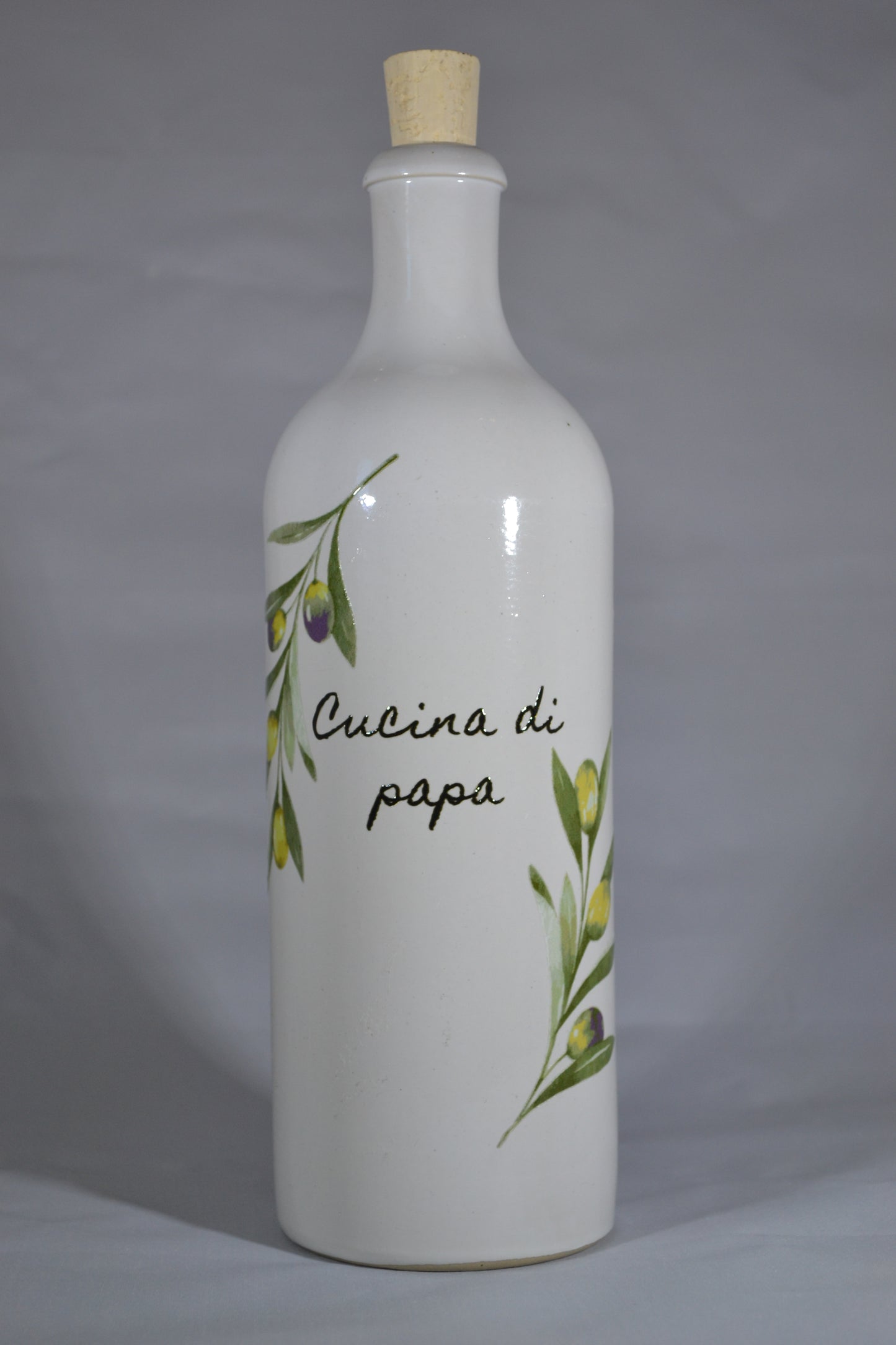 Oliedispenser olijftakken 'Cucina di papa'
