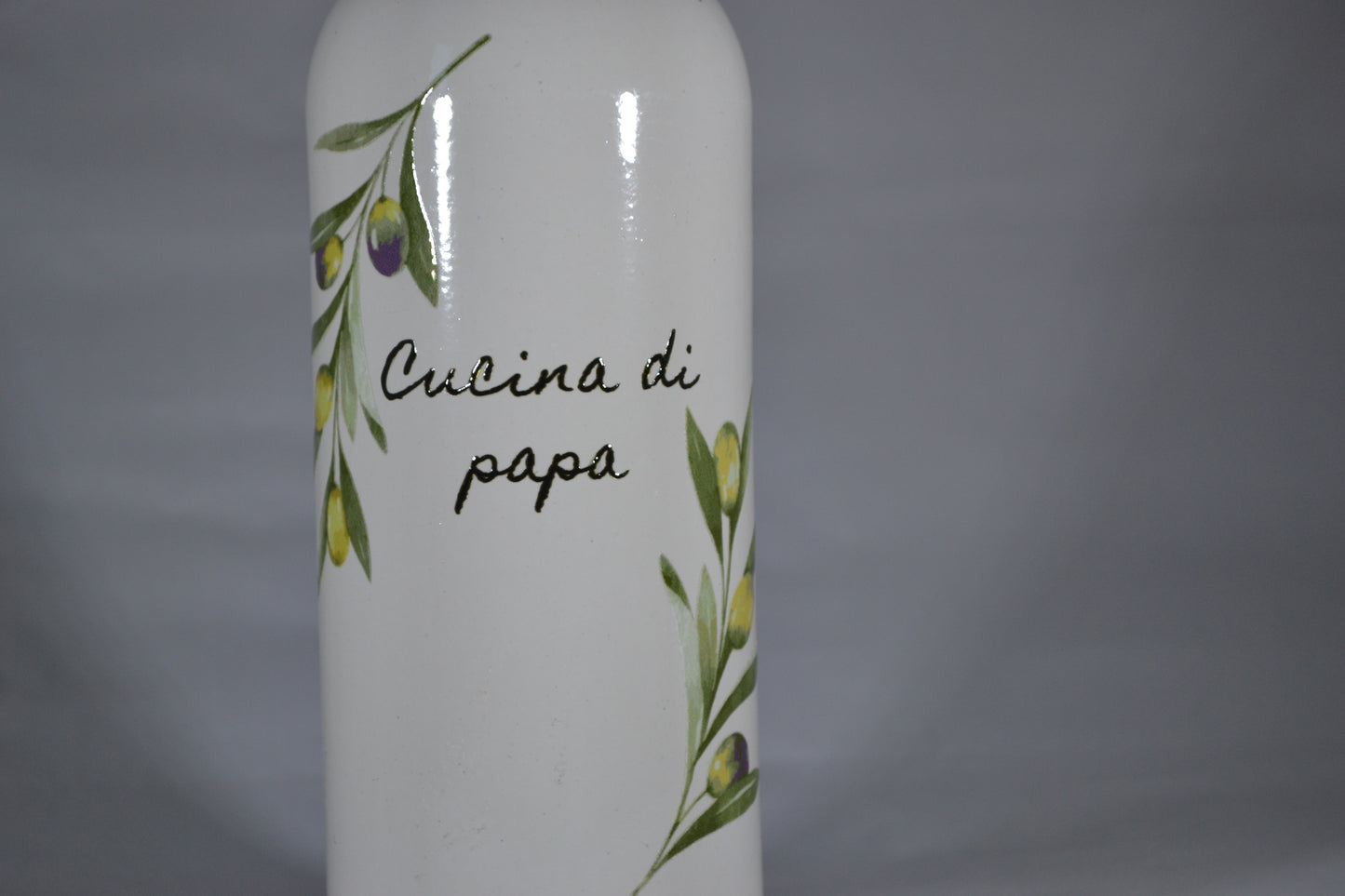 Oliedispenser olijftakken 'Cucina di papa'