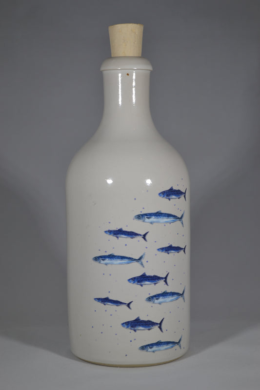 Oliedispenser Delftsblauw 'Vissen'