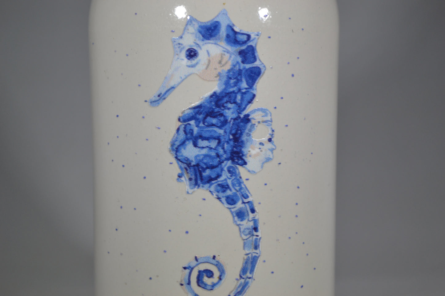 Oliedispenser Delftsblauw 'Zeepaardje'