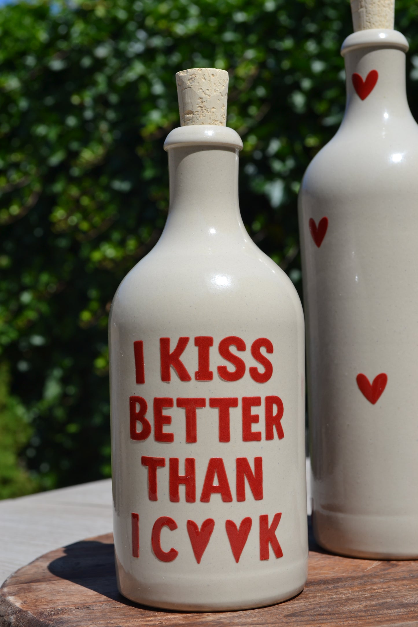 Oliedispenser 'I Kiss Better Than I Cook'