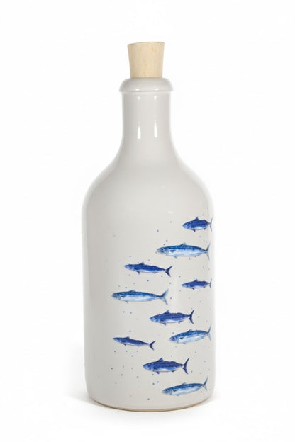 Oliedispenser Delftsblauw 'Vissen'