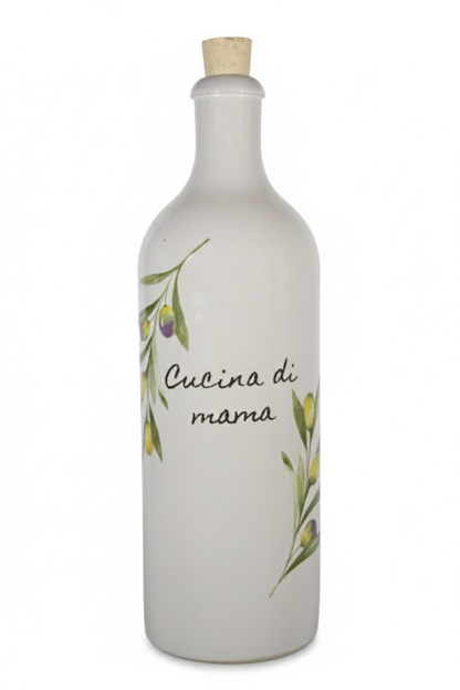 Oliedispenser olijftakken 'Cucina di mama'