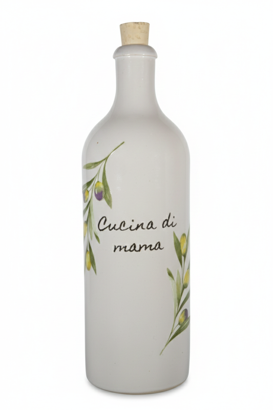 Oliedispenser olijftakken 'Cucina di mama'