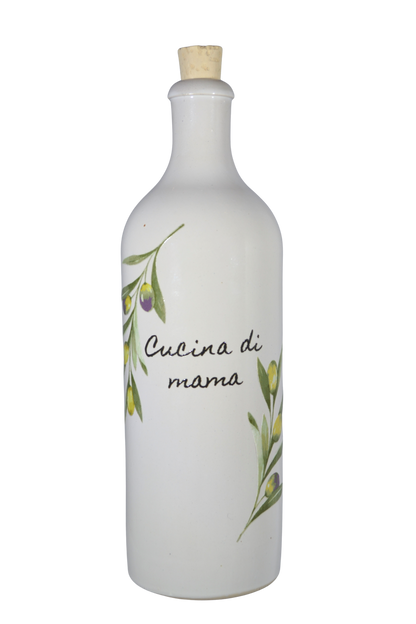 Oliedispenser olijftakken 'Cucina di mama'