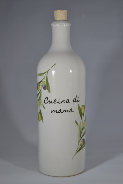 Oliedispenser olijftakken 'Cucina di mama'