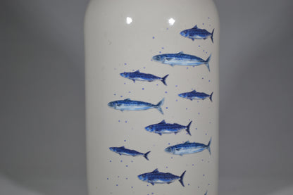 Oliedispenser Delftsblauw 'Vissen'