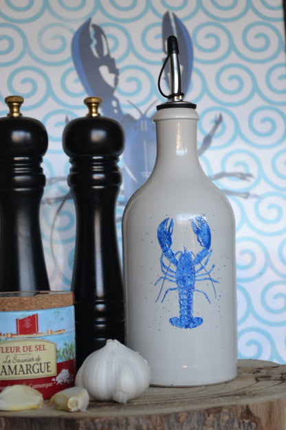 Oliedispenser Delftsblauw 'Kreeft'