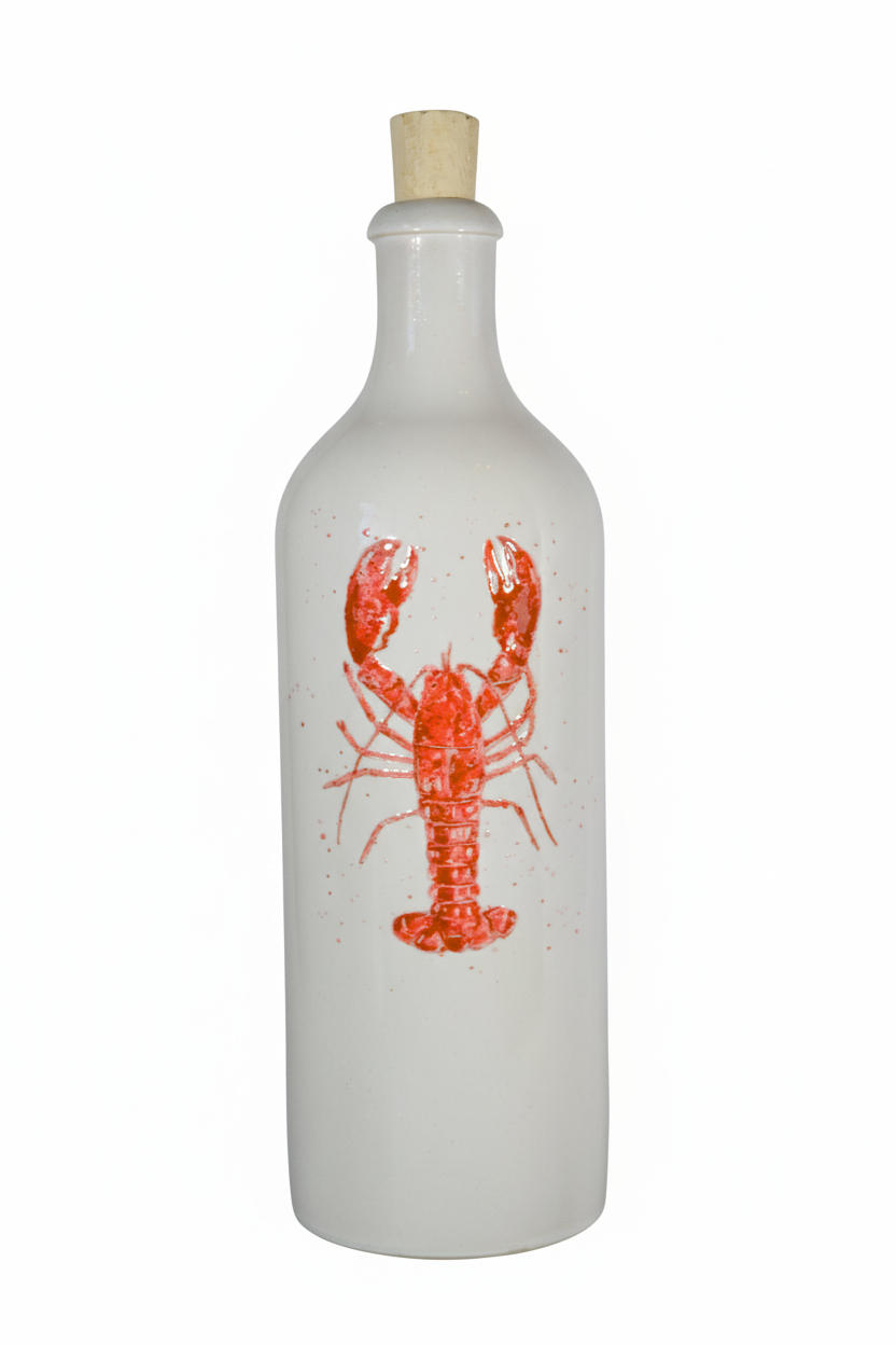 Oliedispenser Rode 'Kreeft' groot