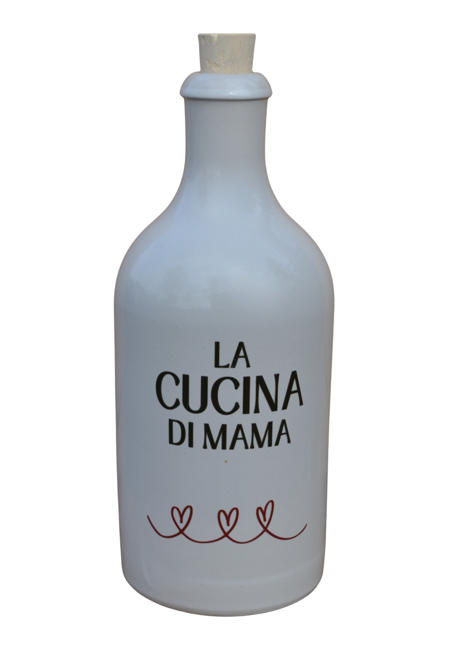 Oliedispenser 'La cucina hart rood' wit