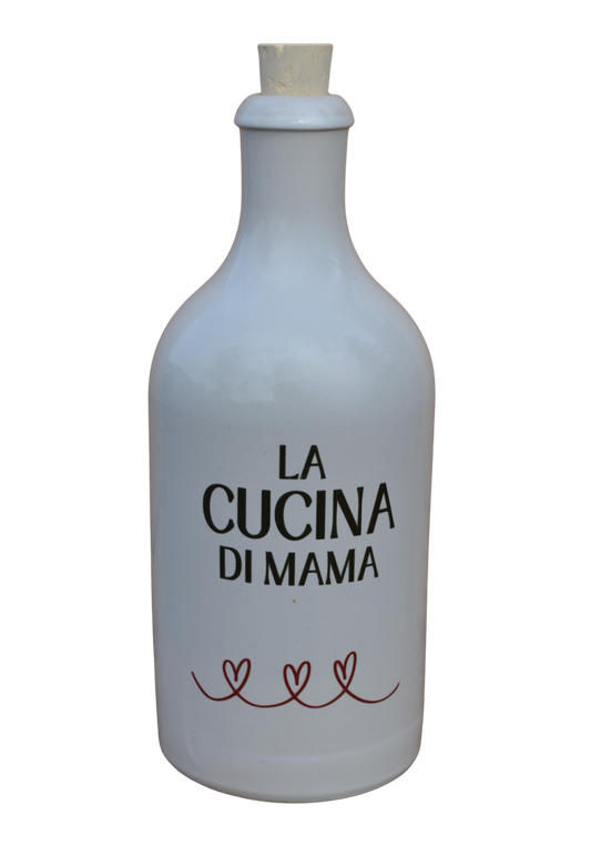 Oliedispenser 'La cucina hart rood' wit