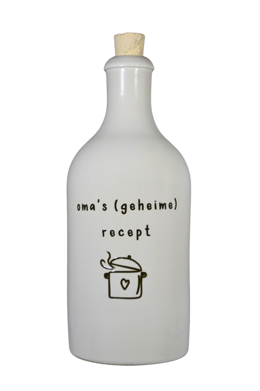 Oliedispenser 'Oma's geheime recept'