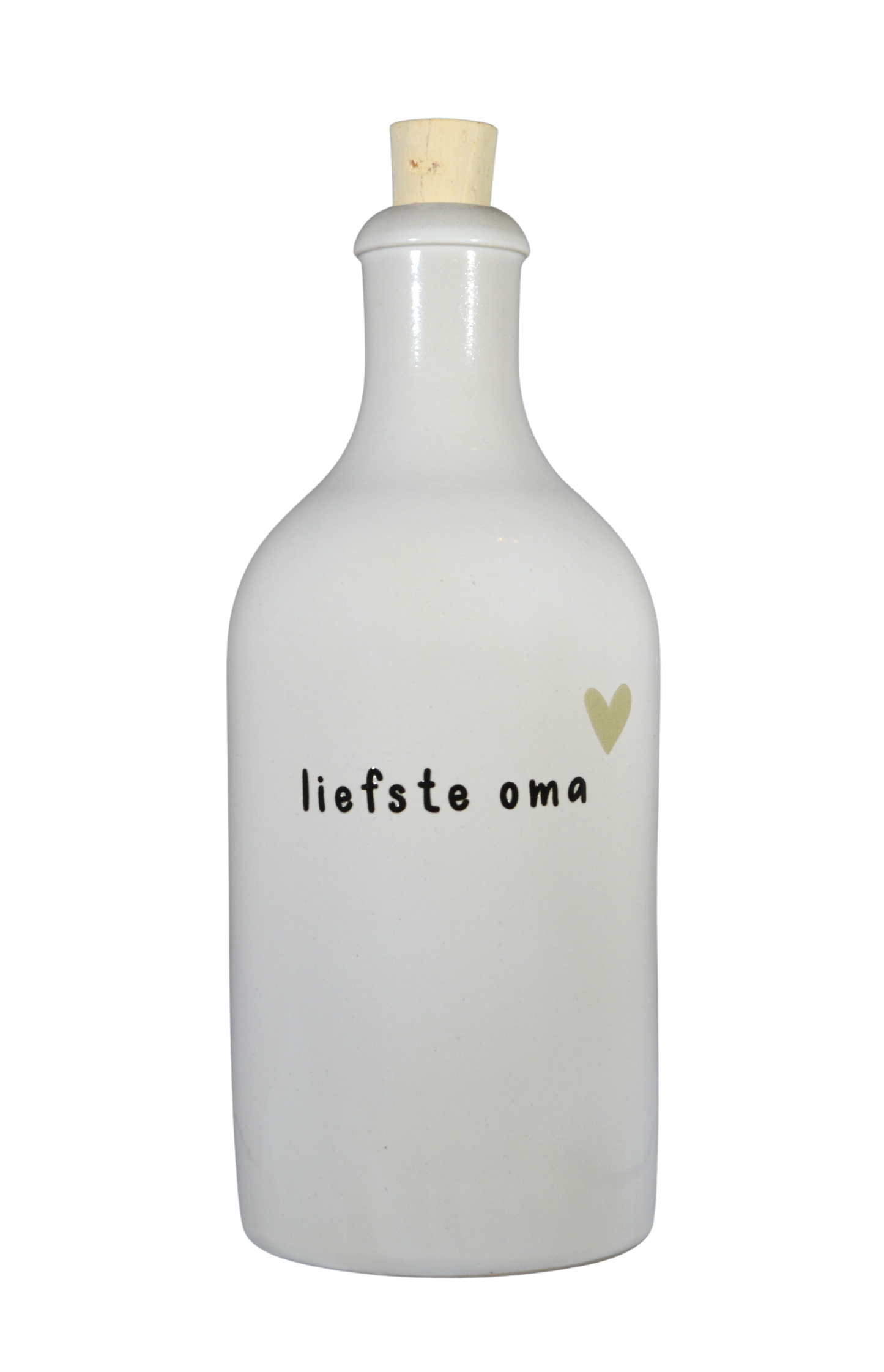 Oliedispenser 'Liefste oma taupe'
